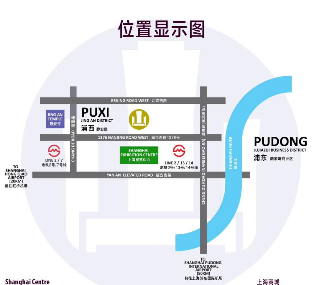 上海商城交通区位图